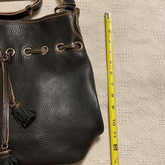 Cole Haan Women’s Black Leather Shoulder Bag Purse 16 X 12 - Picture 9 of 14